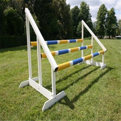 China New Design China Aluminum Alloy Portable Double Bar Horse Show Jumping Training Barrier Equipment for sale