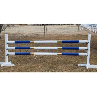 China Outdoor Horse Jumps Barrier Fence Metal Anti Rust Beautiful Racing Aluminum Training Bar for sale