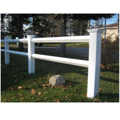 China Factory Supply Bulk Cheap White Plastic Fence Easily Assembled Protect Horse Safety PVC Farm Horse Safety for sale