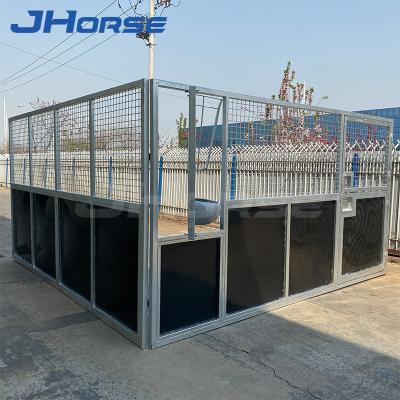 China Portable Temporary Mobile Horse Farms HDPE 8mm Reliable Factory High Quality Prefab Stables for sale