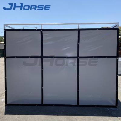 China Farms Mobile HDPE Stalls Portable Panel Barn Folding Outside Horse Stable Box for sale