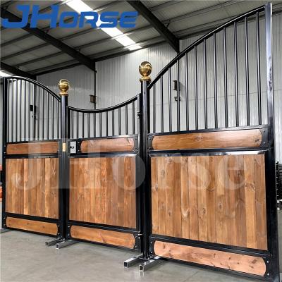 China China Factory Sale High Quality Antirust Modular Easy Use Install Free Standing Horse Stable for sale