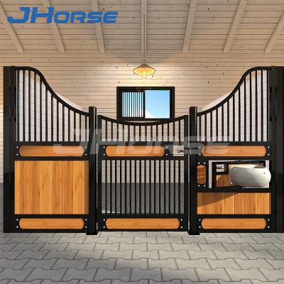 China Widely Used Steel Trusses Various Internal Type Horse Stable Panels Metal Stall Fronts for sale