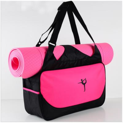 China Various Colors Large Capacity Custom Washable Carry Yoga Mat Bag Multi Purpose for sale