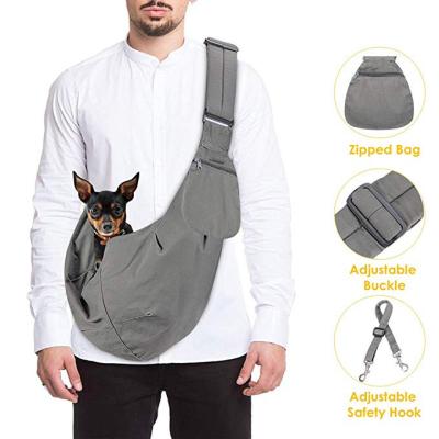 China Viable Adjustable Sling Pet Carrier Dog Safety Carrying Tote Bag for sale