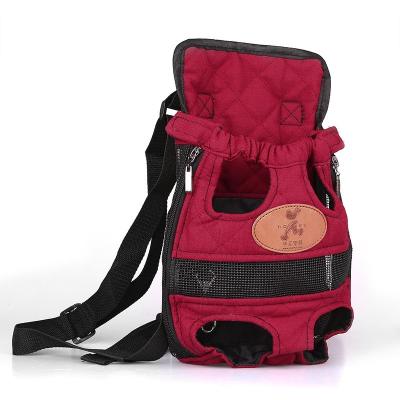 China Sustainable Fashion Breathable Dog Travel Carrier Backpack Bag Pet Backpack for sale