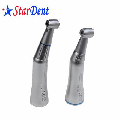 China Metal Internal Two Water Jet Against Angle Endo Motor /Slow Gear Dental Push Button Handpiece No LED for sale