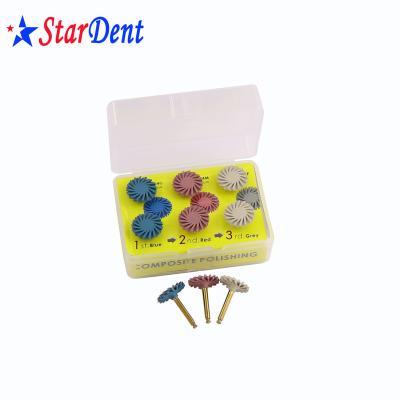 China Diamond Sand Dental RA Composite Polishing Kit Dental Resin Polisher Kit for sale