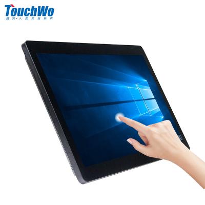 China Shop/market/bank/school/ktv 27 inch aluminum alloy panel IP65 waterproof sunlight readable touch screen for sale