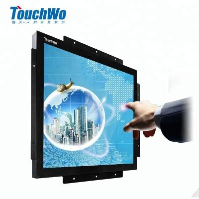 China Store / Market / Bank / School / Ktv 17 Inch Capacitive Industrial Touch All In One PC Computer Wall Mounted Digital Signage for sale