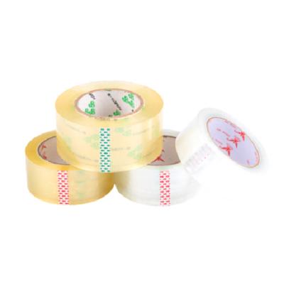 China Bopp Waterproof Adhesive Tape Stripe Firm Clear Tights Tape Bag Stable Packing Transparent Adhesive Tape for sale