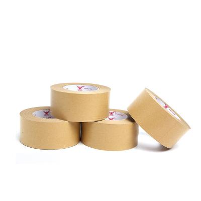 China Programmable Gummed Tape Waterproof Fragile Shipping Paper Kraft Paper Kraft Paper Tape for sale