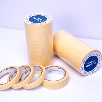 China Waterproof Chinese Supplier Residual Crepe Paper Tape No Color Good Adhesion for sale