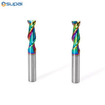 Cina Top Quality TiCN Coating Solid Carbide Flat End Mill 2Flutes Modello 3D utensili CNC macinatore affilatore in vendita