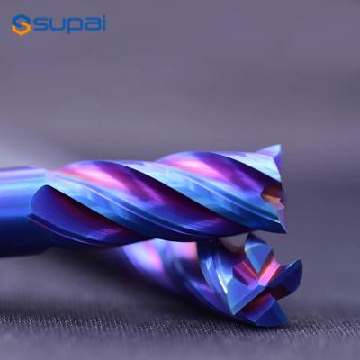 China HRC68 Carbide Square End Mill 2/4 Flutes Alloy High Quality Fressing Wolfsten Steel EndMills CNC-snijgereedschappen 1-20mm Te koop