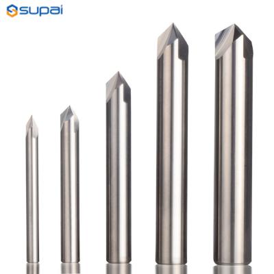 China Straight Shank Carbide End Mill 90 Grad für das Deburring und Chamfrering zu verkaufen