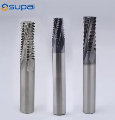 China Tungsten staal draad 4 Blade End Mill Dubbel tand vol tand freesmachine draad cutter Te koop