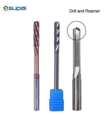 China Máquina de empuje de carburo sólido con broca cónica de ranura recta Reamer de acero de tungsteno D10 * 45 * 90L * 6T en venta