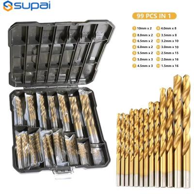 China 99pcs HSS Precision Drill Bits Set For Sale Metalen snijden Te koop