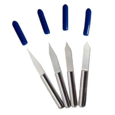 China V Shape Flat Bottom Carbide End Mill Carbide PCB Engraving Bits 3.175 Shank for sale