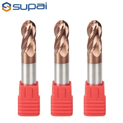 China HRC55 Right Up Cut Tungsten Carbide End Mill For Acrylic Board 1 - 20mm Super Coating for sale