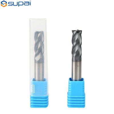 Chine Coupeuse de métal dur CNC Coupeuse de métal dur Radius de fraisage d'acier tungstène Fin de fraisage 4 flûtes R Coupeuse à vendre