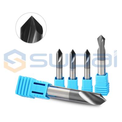 China Auf Wunsch gefertigte Schamfer Endmühle für Metall-Stahl- / Flat Countersink-Bohrgerät zu verkaufen