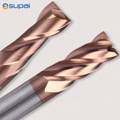 Китай Твердый карбид 58HRC 4 Флейта Cnc Square End Mill для стали продается