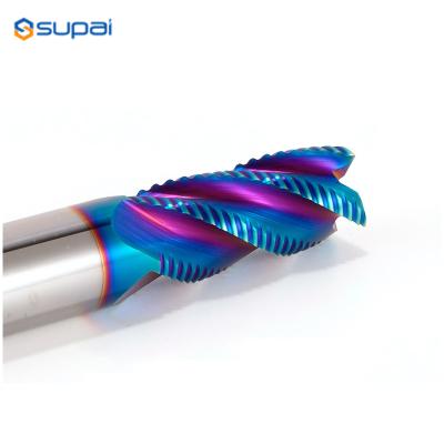 China Fresas de carburo sólido 4 flautas Flat End Mill HRC58 Inch 1 / 8 