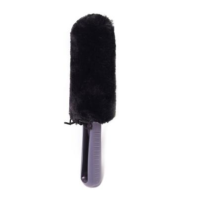 China Car Wheel Motorcycle Wash Sweep Microfiber Wheel Brush , Completely Safe Wheel Cleaning for sale