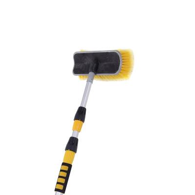 China Ultra Telescopic Brush Head 9ft Water Fed Wash Brush for sale