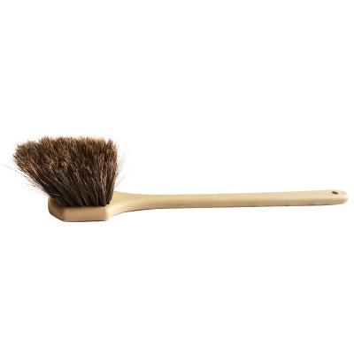 China 100% Natural Long Hair Car Wash Brush Pig Handle Car Wheel Brush for sale