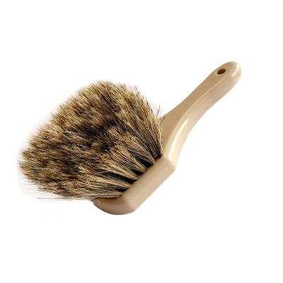 China Automatic Wheel Cleaning Natural Boar Hair Wheel Brush for sale