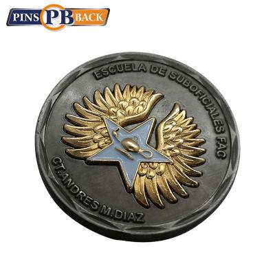 China China Newcomer Custom Printed Metal Iron Souvenir Zinc Alloy Coin With Your for sale