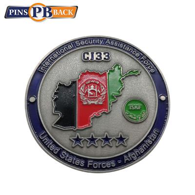 China China customized custom cheap metal iron enamel zinc alloy souvenir challenge coins for sale