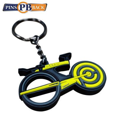 China Custom Logo Engraved Silicone Metal Zinc Alloy Car Logo PVC Car Motorcycle Iron 3d Handmade Key Chain Rubber Key Chain for sale