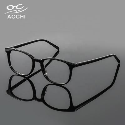 China Aochi Square Top Glass Frame Acetate Glasses Blue Light Blocking Optical Frames Retro Optical Glasses Top Handmade Acetate Top Eyewear for sale