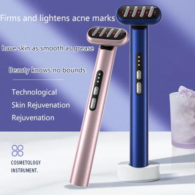 China Electric Rf Eye Electric Pen Massager Face Eye Massage Wand Beauty Device with Heat Remote Wand for sale