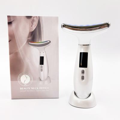 China Anti-Aging Neck Face Beauty Device 4 Modes Rated Power 2.5W EMS Facial Lifting Device for sale