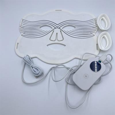 China Target Area Nose Customized Shapes Silicone LED Face Mask for Whitening and More for sale