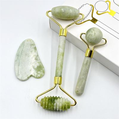 China Hals/Hals Zielbereich 100% natürlicher Rose Quarz Jade Roller Gunsha Serum Öl Set zu verkaufen