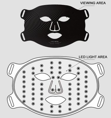 China 2024 Za Plugs Tipo Conforto Silicone Luz infravermelha de alta energia 850nm LED Máscaras faciais à venda