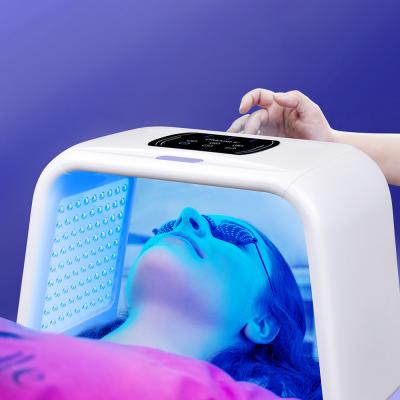 China Detox Área Alvo Rosto Terapia de Luz Vermelha Máscara LED 7 LED Terapia Facial de Luz com Spray à venda