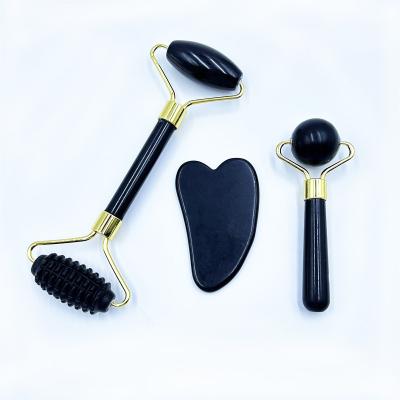 China Casa Jade Natural Gua Sha Tabla de Piedra Masajista de Cuello Portátil Anti-Infloración Elevación Facial en venta