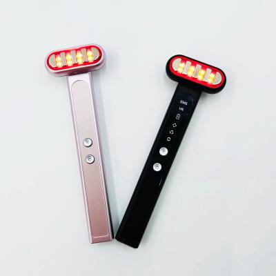 China Metal PC plástico Eye Lip Therapy Wand Ems Vibrating Face Massager Lifting Eye ce fcc rohs à venda