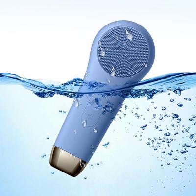 China 1.5 Hours Time Facial Brush Cleanser Smart Facial Cleansing Device with Silicone Brush for sale