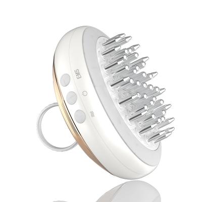 China Customized Color Scalp Massager Comb for Home 2023 Trending EMS Hair Growth Laser Comb for sale