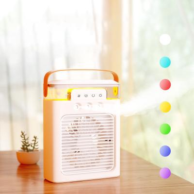 Cina Compatto ventilatore mini air cooler da 6 pollici con comando manuale e batteria ricaricabile in vendita