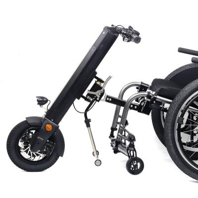 China Aluminum Alloy Electric Handbike for Wheelchair Control Boxes Mijo MT01 Handcycle 36V 350W Power Assist Foldable Handlebar for sale