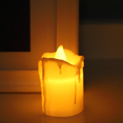 China Decorative LED Candle Light Tea Light Bulk Battery Operated Votive Candles For Christmas Ramadan Wedding Party for sale